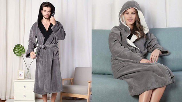 Kemusi Men’s Bathrobe | $10 | Amazon | Small onlyKemusi Women’s Bathrobe | $10 | Amazon | Small only